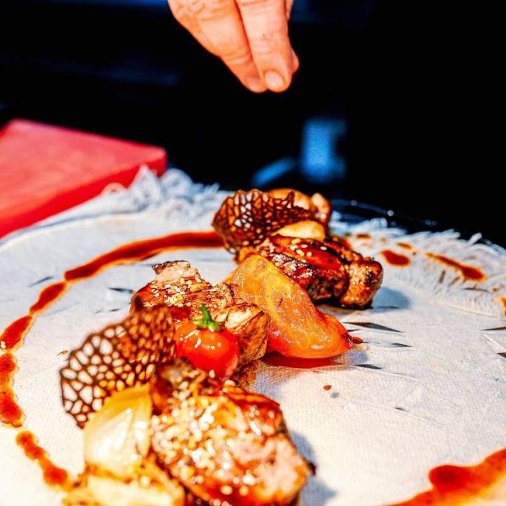 Assiette de rôti de canard maison Eyguières